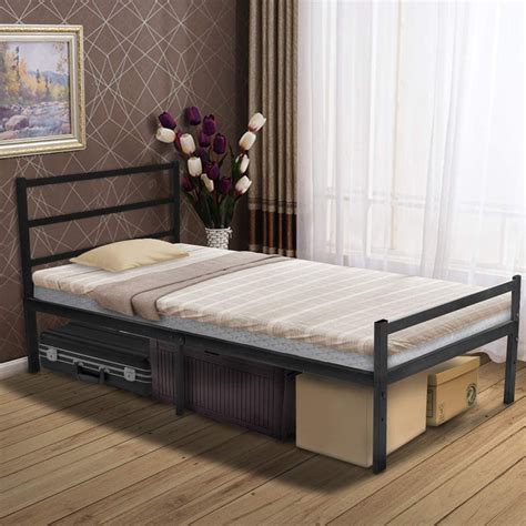 steel box bed images|metal storage beds uk.